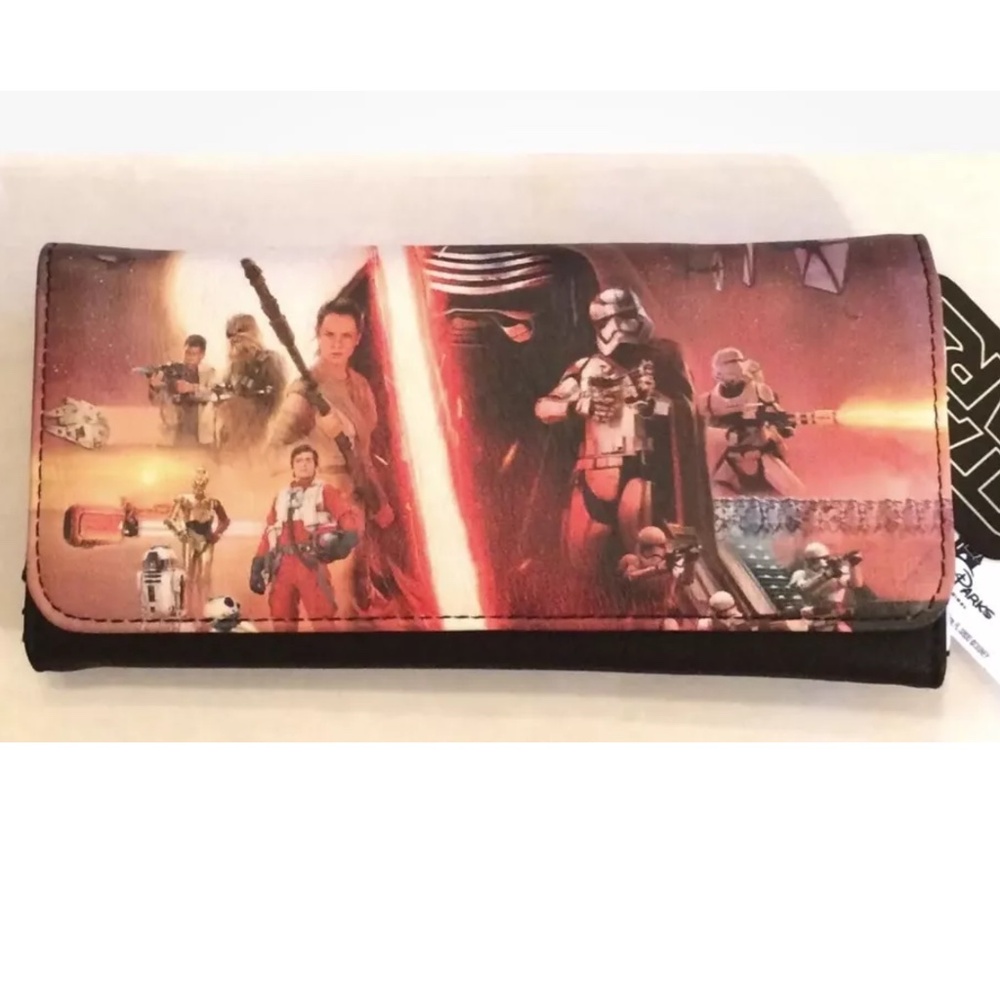 Disney Loungefly Star Wars Wallet The Force Awakens Trifold